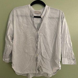 Everlane Collarless Air Shirt
